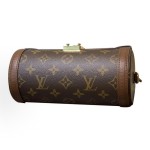 LOUIS VUITTON Papillon Trunk Monogram chain S-lock lock underarm bag Handbag Shoulder Bag Crossbody bag brown
