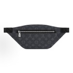 LOUIS VUITTON Discovery monogram pattern single-shoulder crossbody bag, small black waist bag
