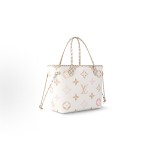 LOUIS VUITTON NEVERFULL Summer Limited Edition Watercolor Series Letter pattern printed Tote bag, Tote bag shopping bag, medium size handbag