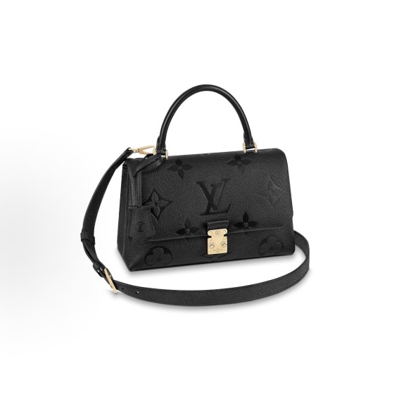 LOUIS VUITTON Madeleine embossed black
