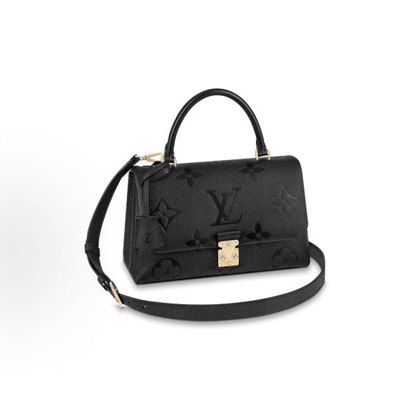LOUIS VUITTON Madeleine embossed black